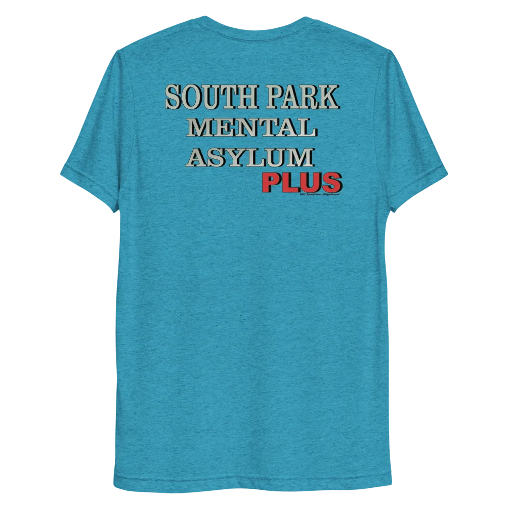 South Park Mental Asylum Plus Adult Tri-Blend T-Shirt