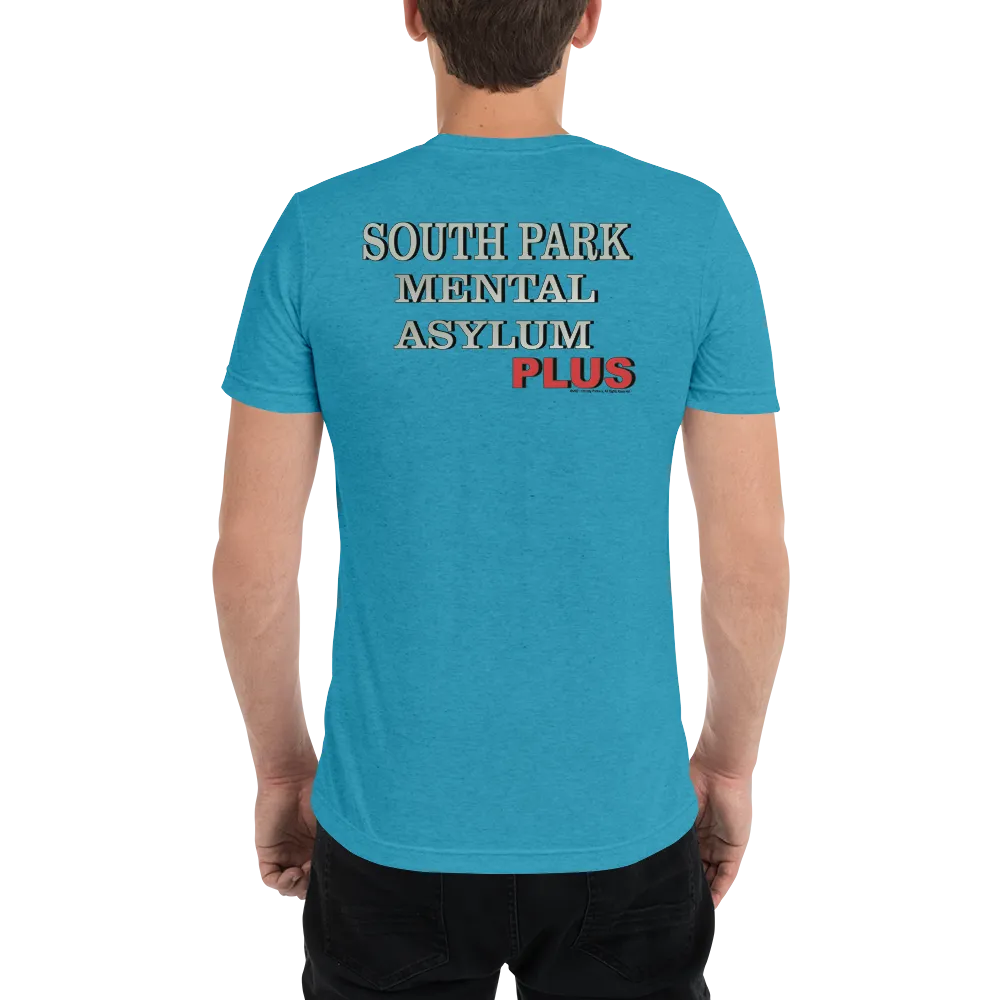 South Park Mental Asylum Plus Adult Tri-Blend T-Shirt