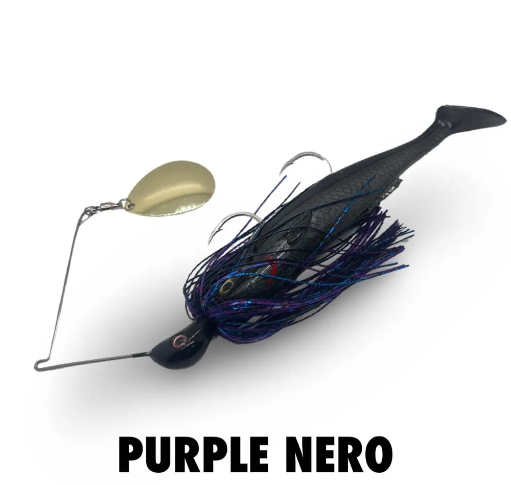 Spin Wright 1oz Beast Spinnerbait Irukandji 7"