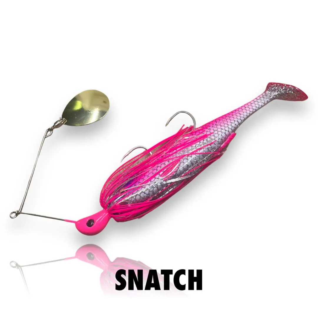 Spin Wright 1oz Beast Spinnerbait Irukandji 7"
