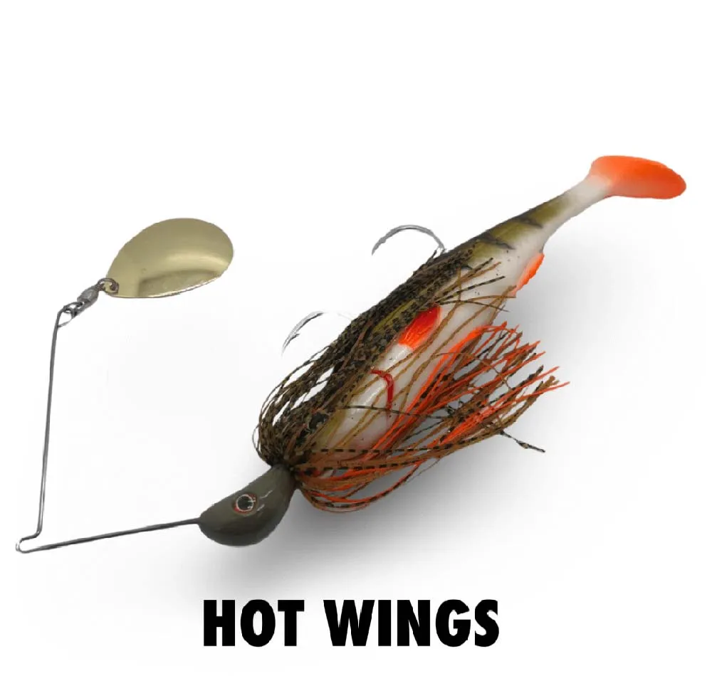 Spin Wright 1oz Beast Spinnerbait Irukandji 7"