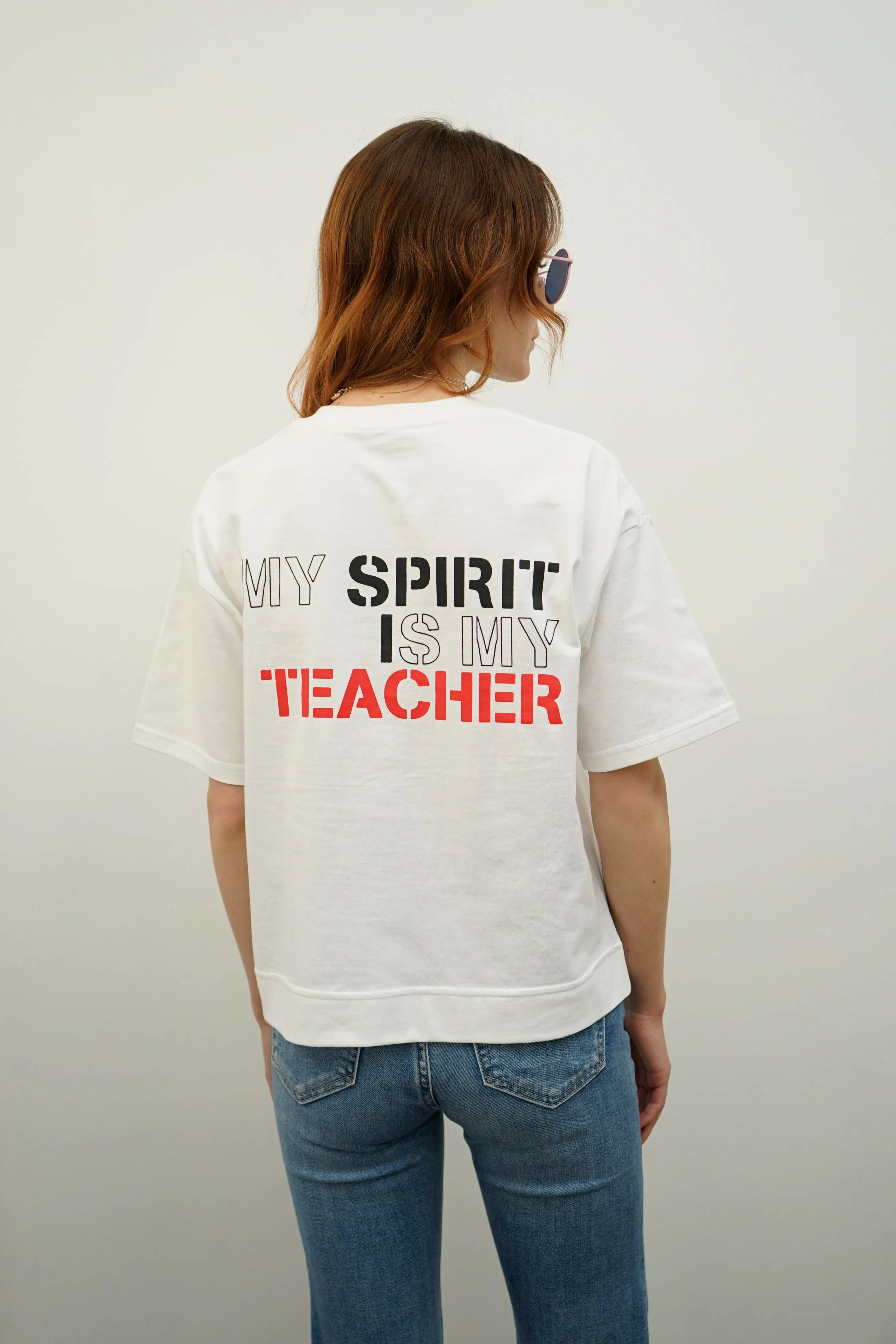 Spirit White Graphic T-Shirt