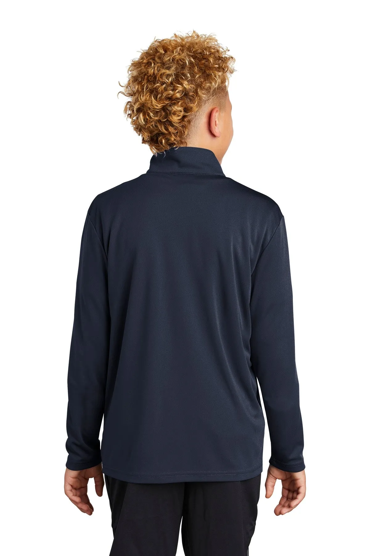 Sport-Tek  Youth PosiCharge  Competitor  1/4-Zip Pullover. YST357 True Navy