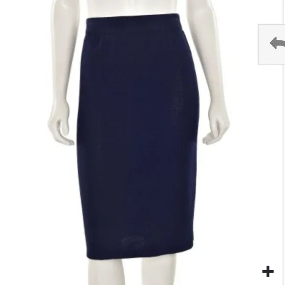 ST JOHN COLLECTION MADE IN MEXICO WOOL BLEND KNIT SANTANA SKIRT SIZE 4