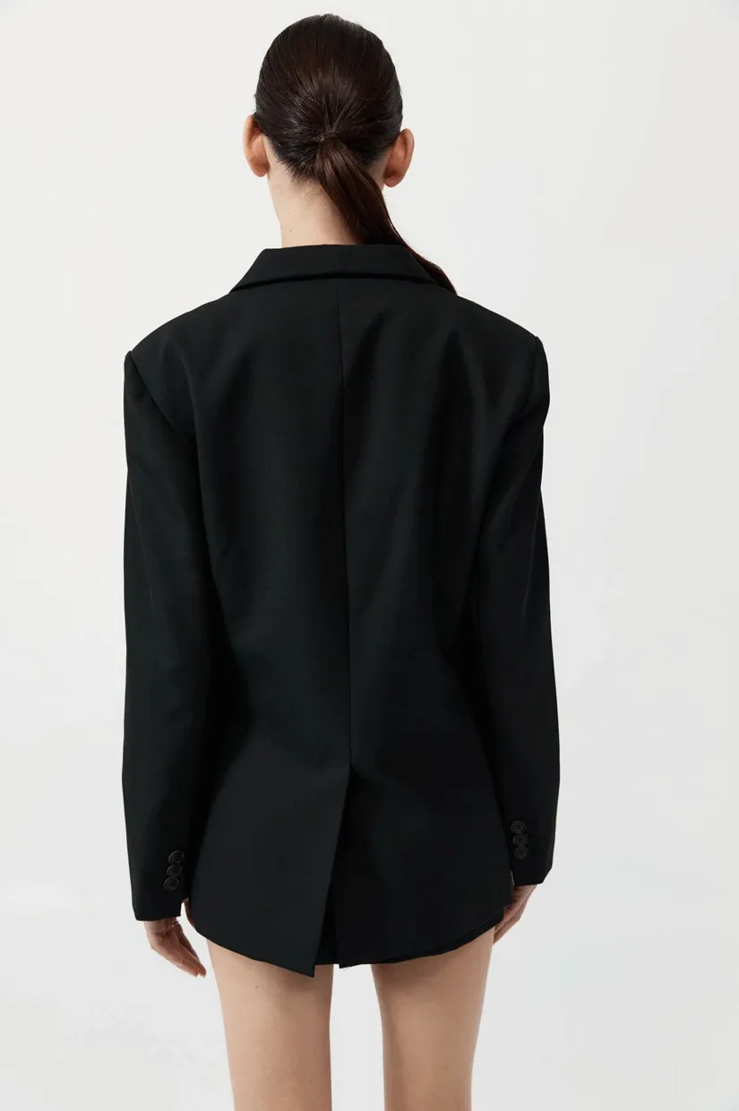 St.Agni Carter Blazer - Black