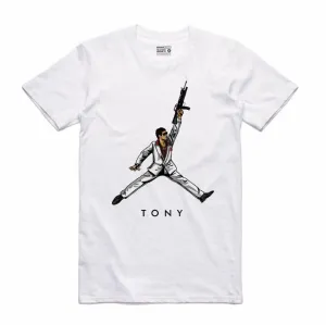 Streetwear on Demand JMPMN SCARFACE TEE WHITE