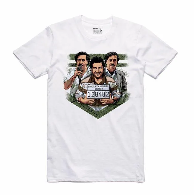 Streetwear on Demand TRIBUTE PABLO TEE WHITE