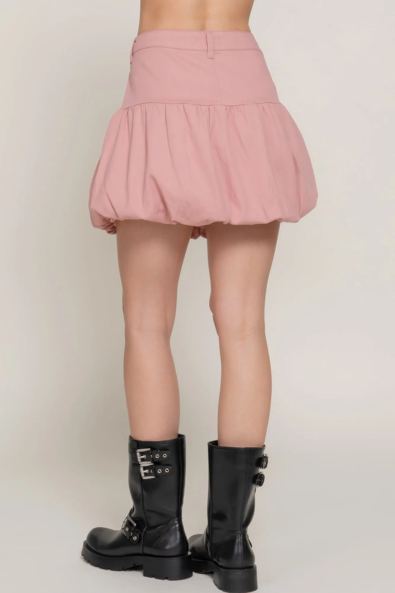 Stretsch Twill Balloon Skirt