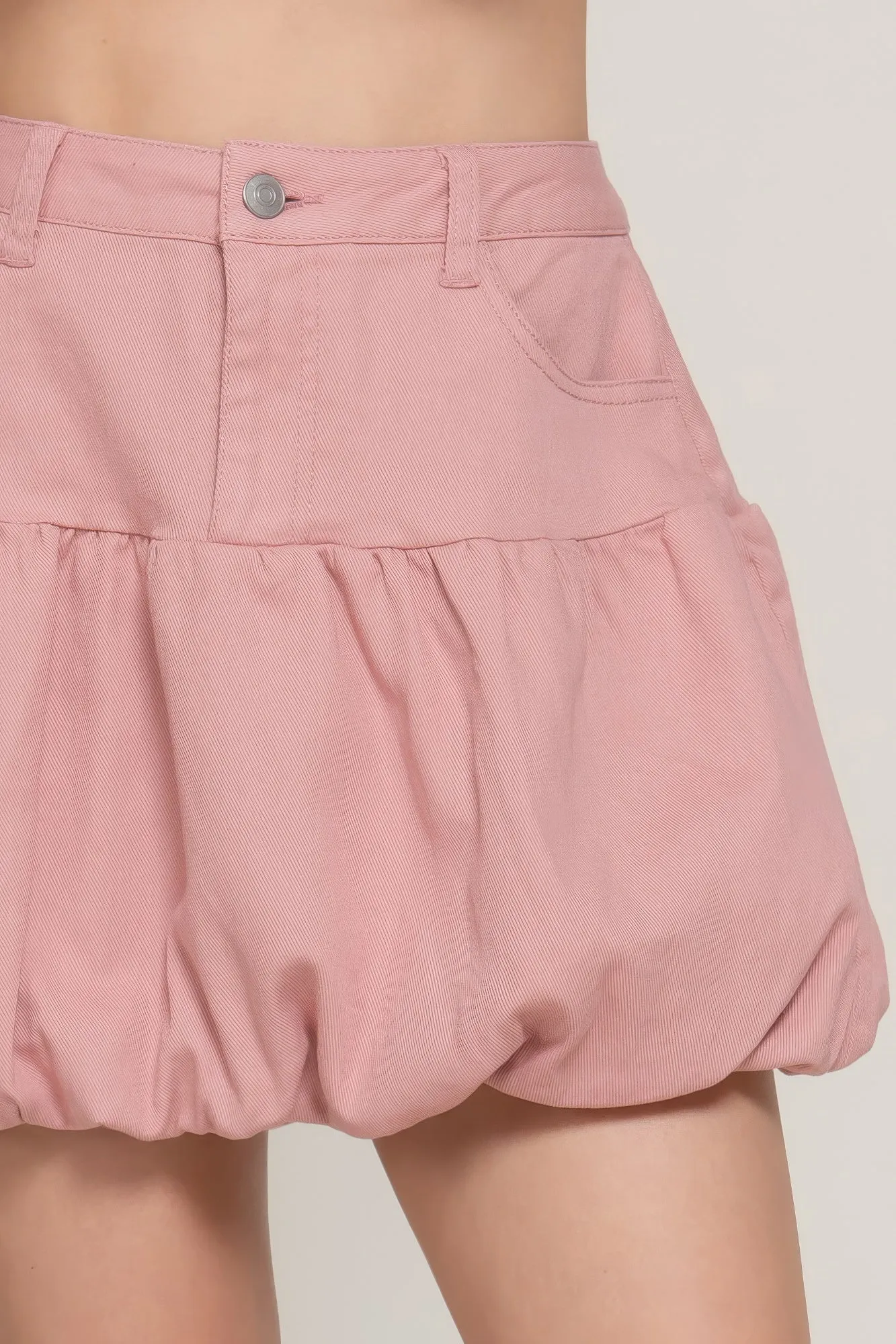 Stretsch Twill Balloon Skirt