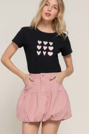Stretsch Twill Balloon Skirt