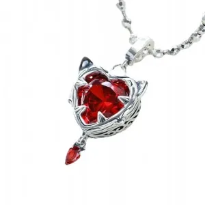 Sweet and Versatile Heart-shaped Cat Pendant