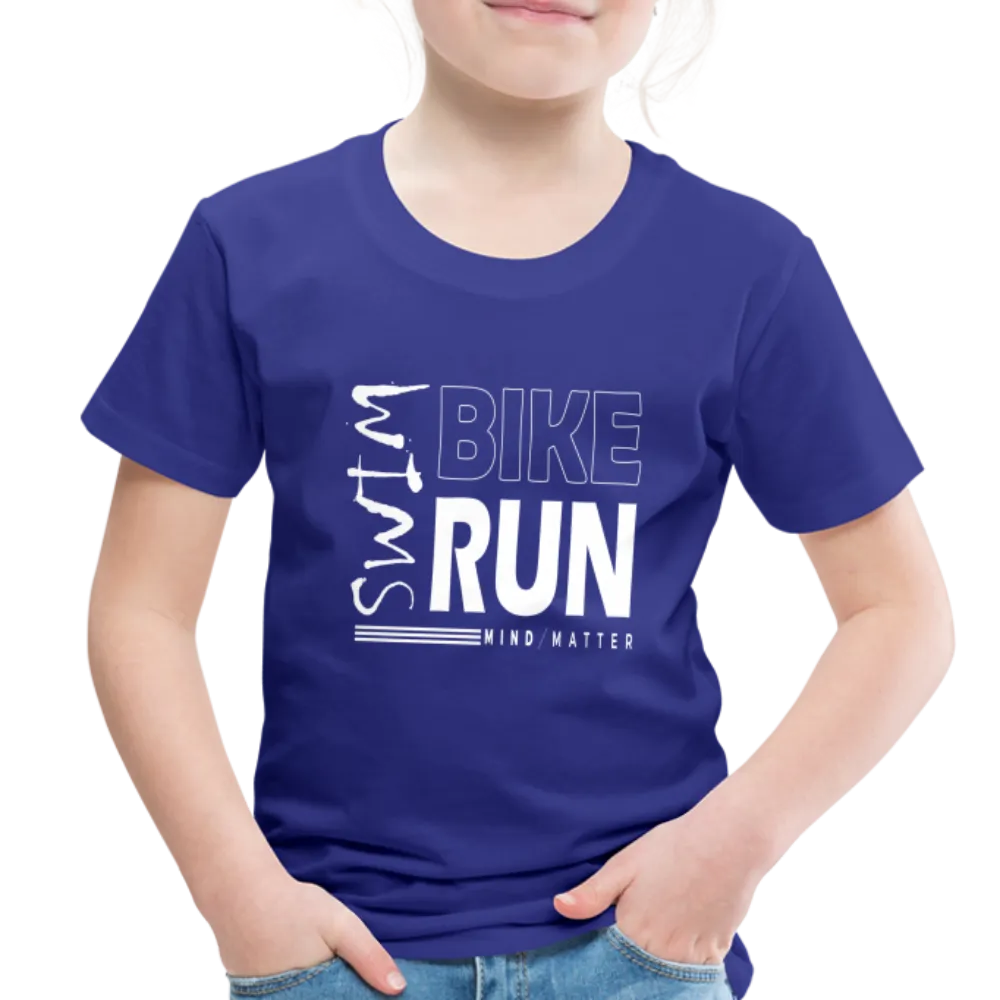 Swim-Bike-Run- Toddler Premium T-Shirt