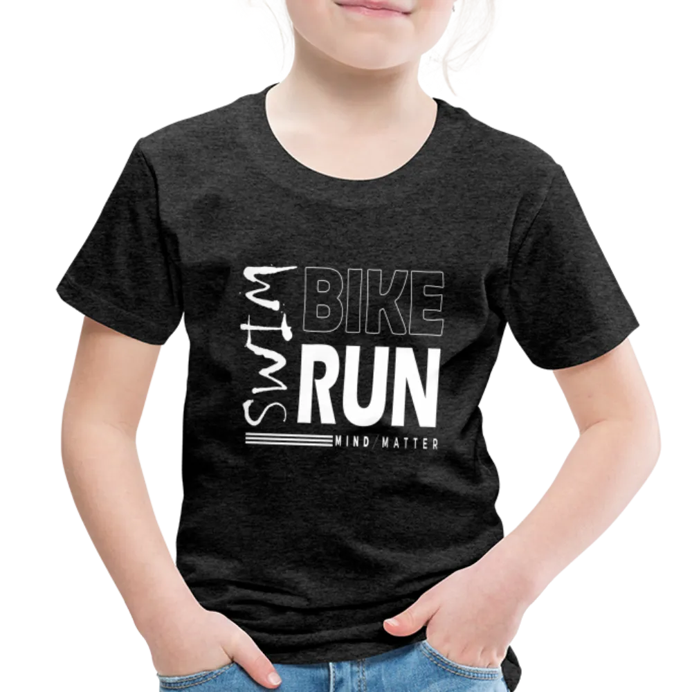 Swim-Bike-Run- Toddler Premium T-Shirt