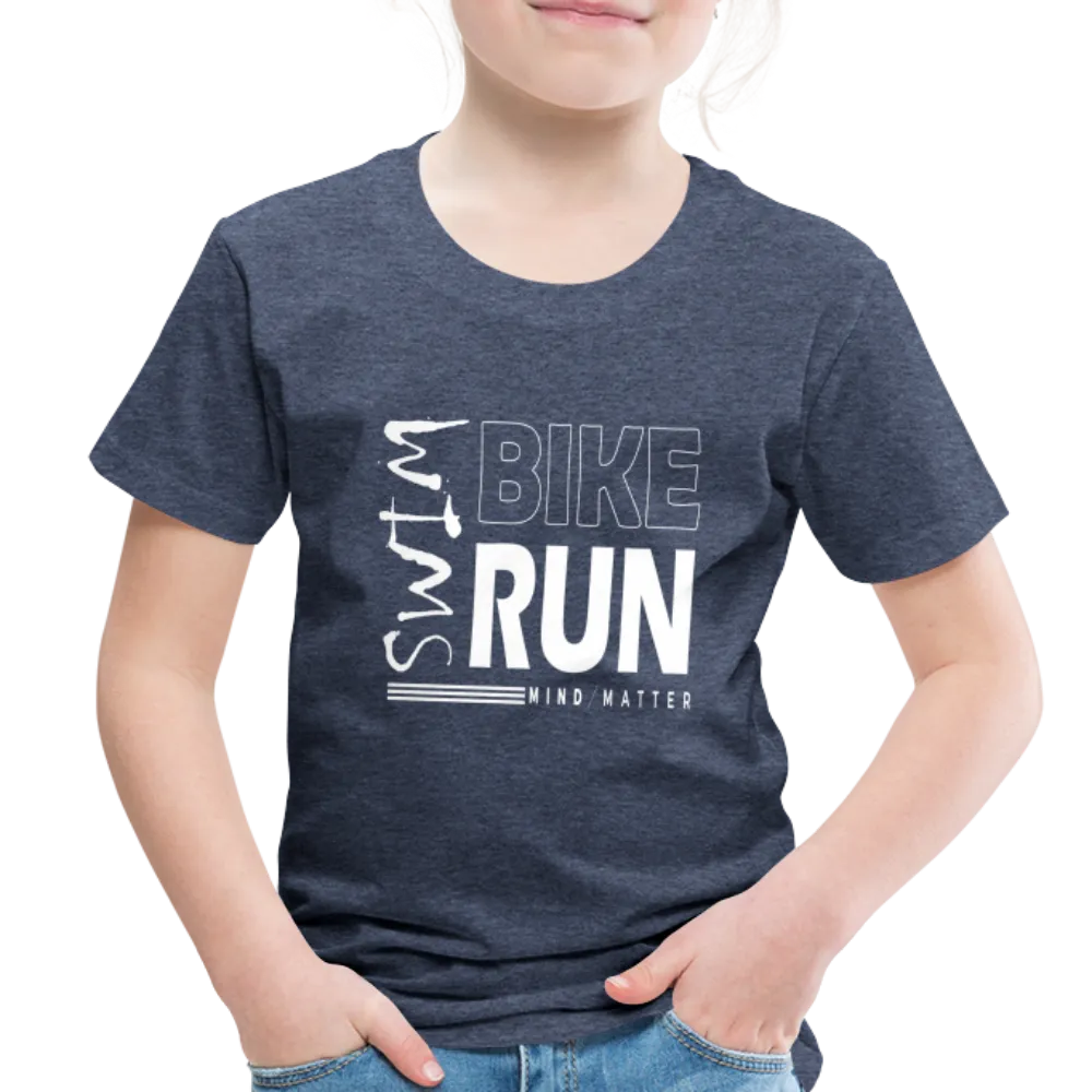 Swim-Bike-Run- Toddler Premium T-Shirt