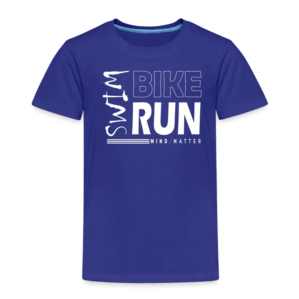 Swim-Bike-Run- Toddler Premium T-Shirt