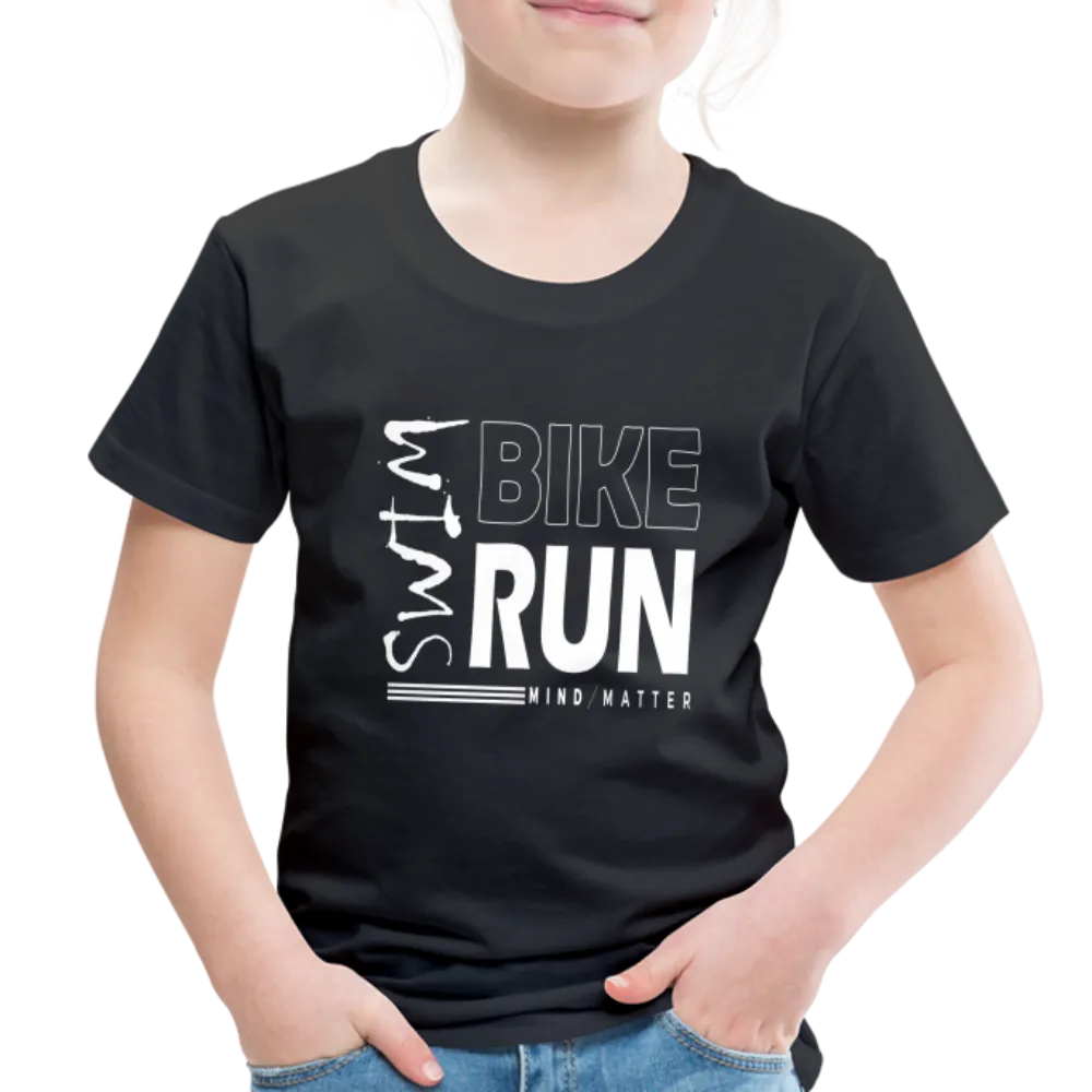 Swim-Bike-Run- Toddler Premium T-Shirt