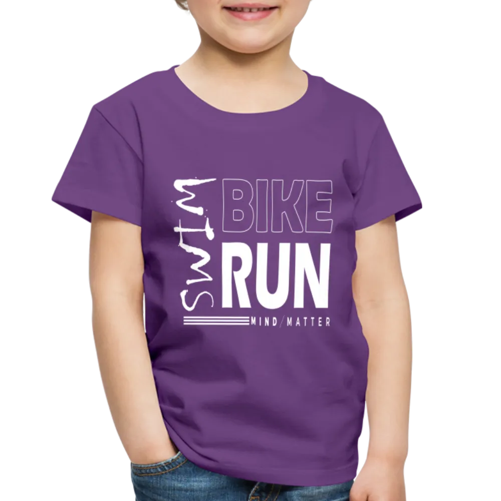 Swim-Bike-Run- Toddler Premium T-Shirt