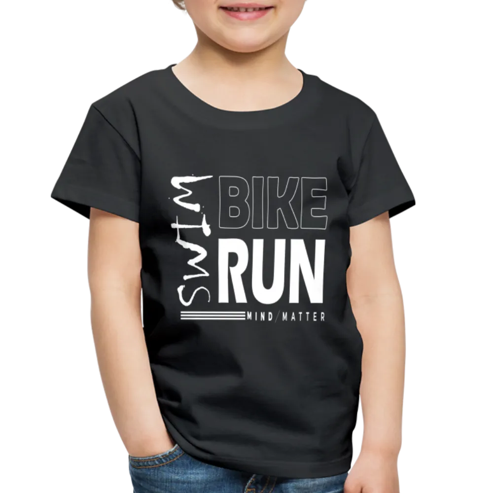 Swim-Bike-Run- Toddler Premium T-Shirt