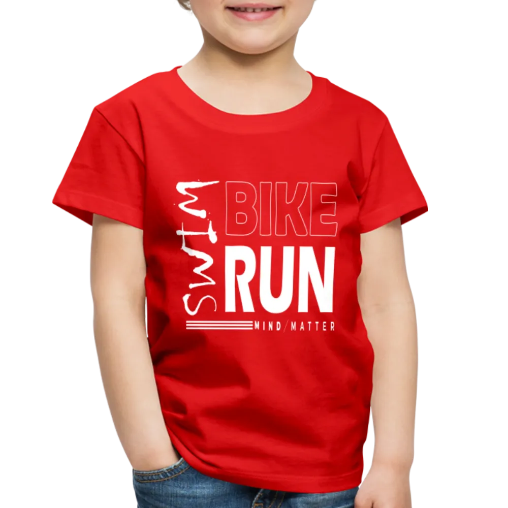 Swim-Bike-Run- Toddler Premium T-Shirt