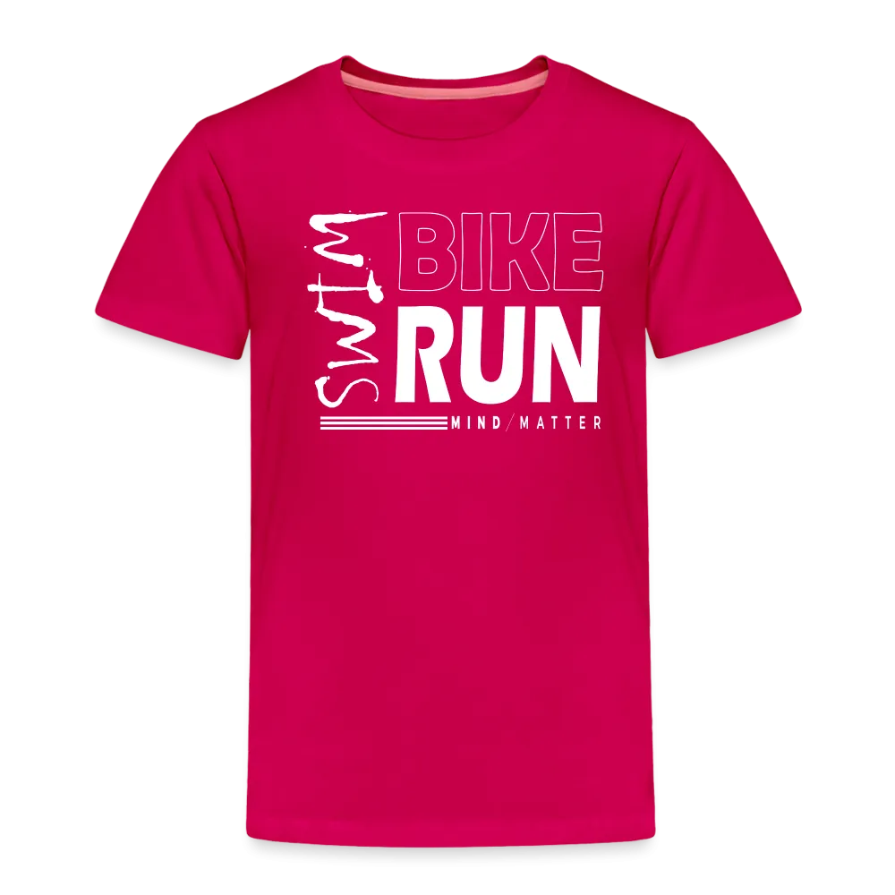 Swim-Bike-Run- Toddler Premium T-Shirt