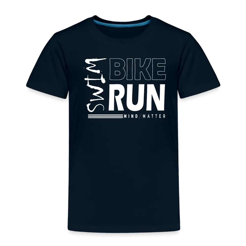 Swim-Bike-Run- Toddler Premium T-Shirt