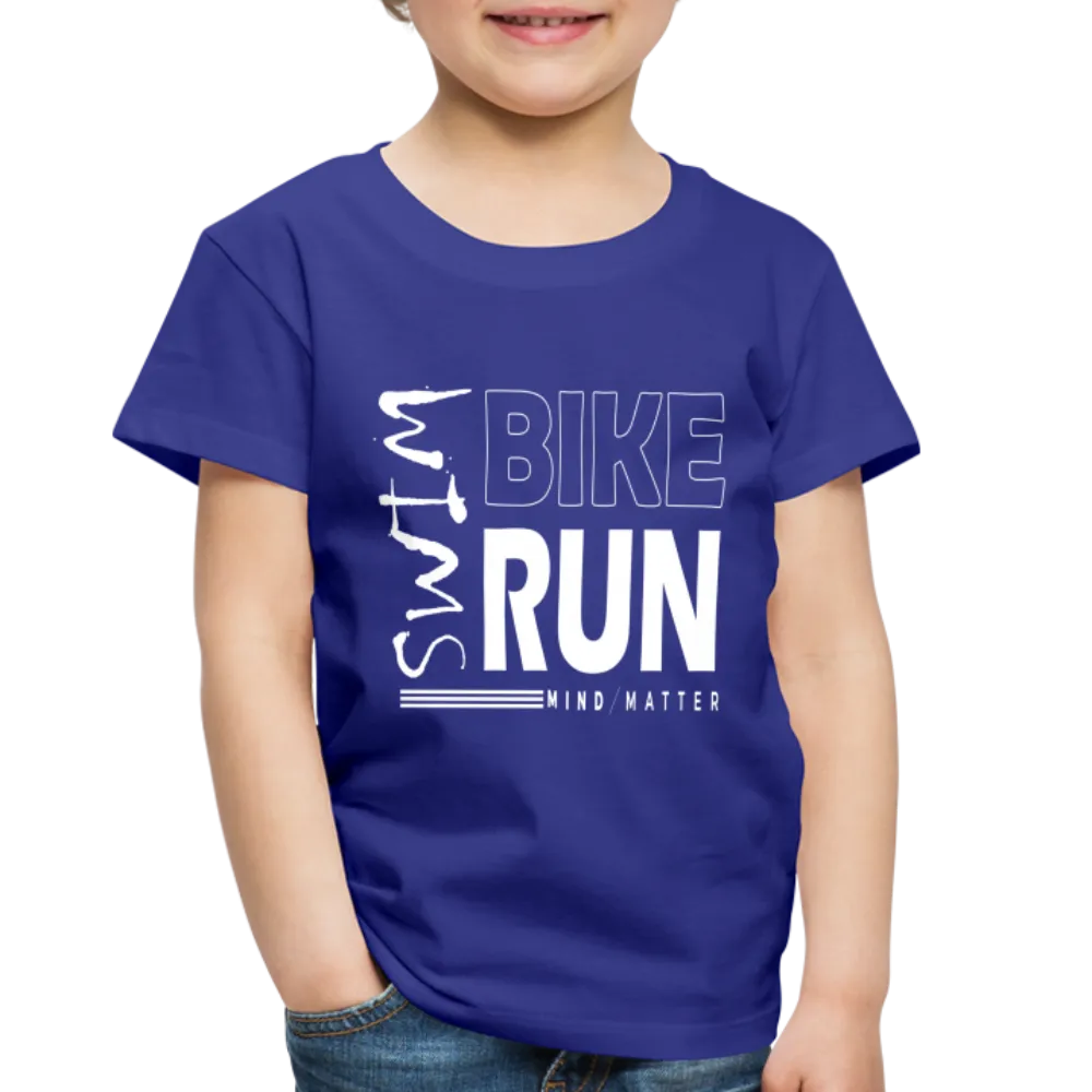 Swim-Bike-Run- Toddler Premium T-Shirt