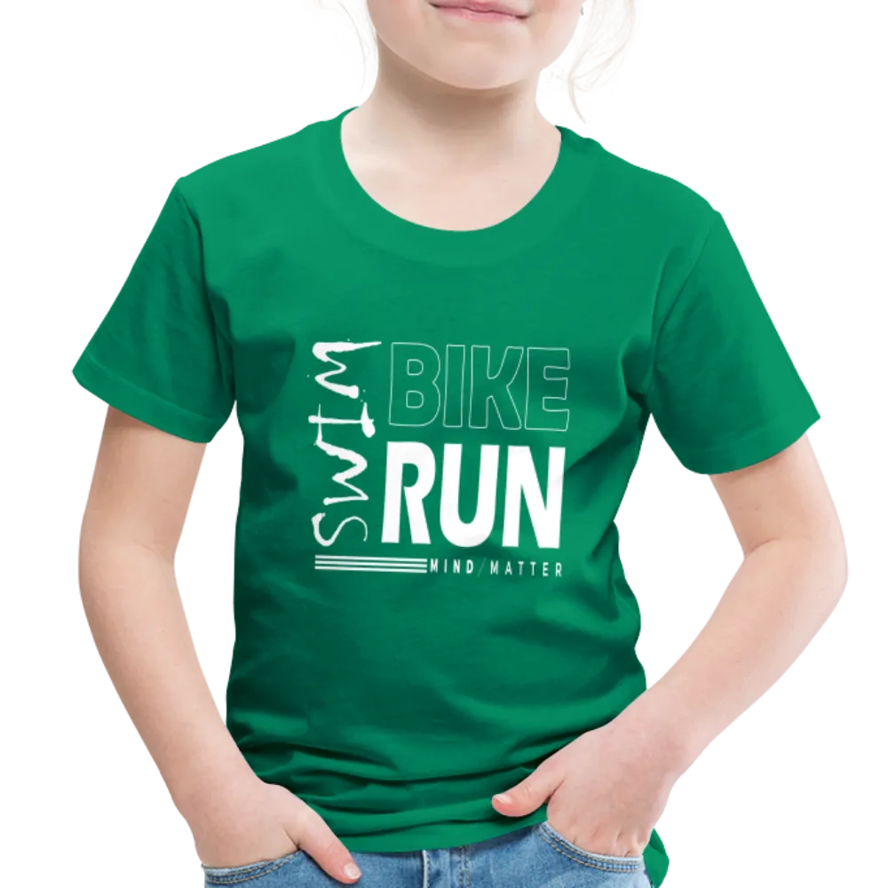 Swim-Bike-Run- Toddler Premium T-Shirt