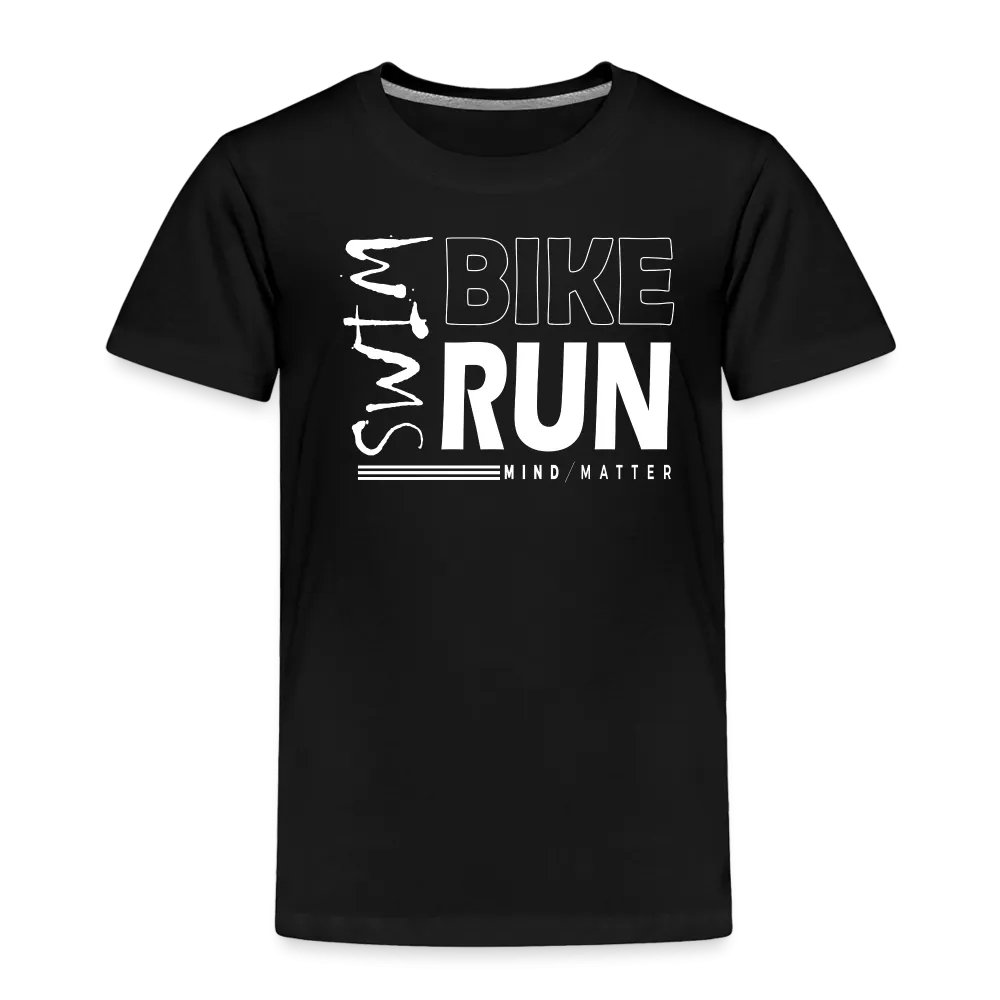 Swim-Bike-Run- Toddler Premium T-Shirt