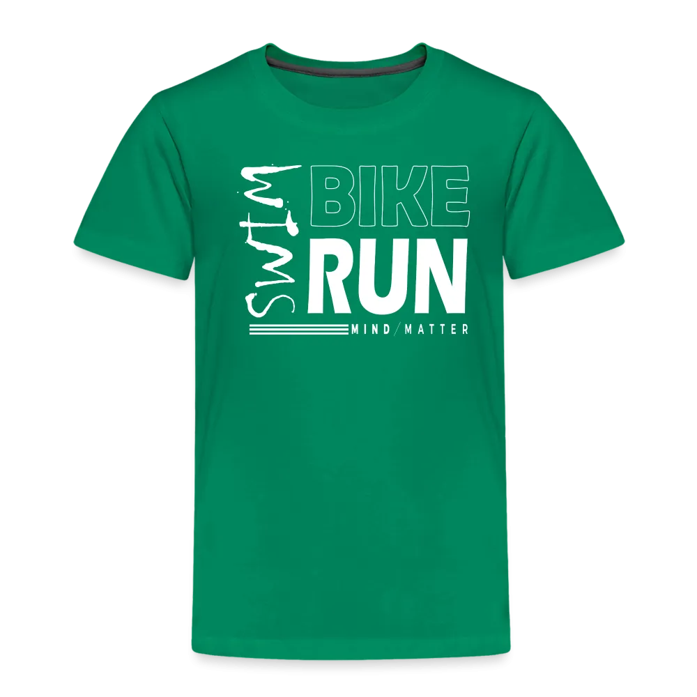 Swim-Bike-Run- Toddler Premium T-Shirt
