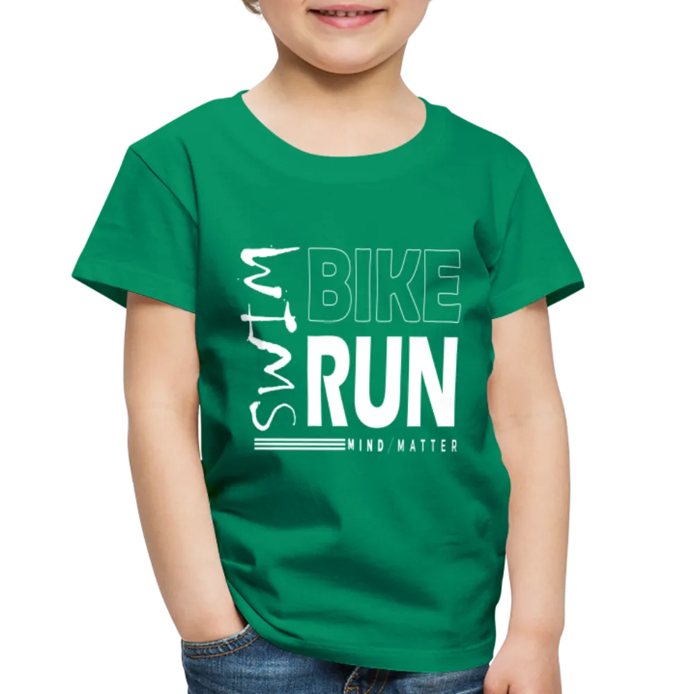 Swim-Bike-Run- Toddler Premium T-Shirt