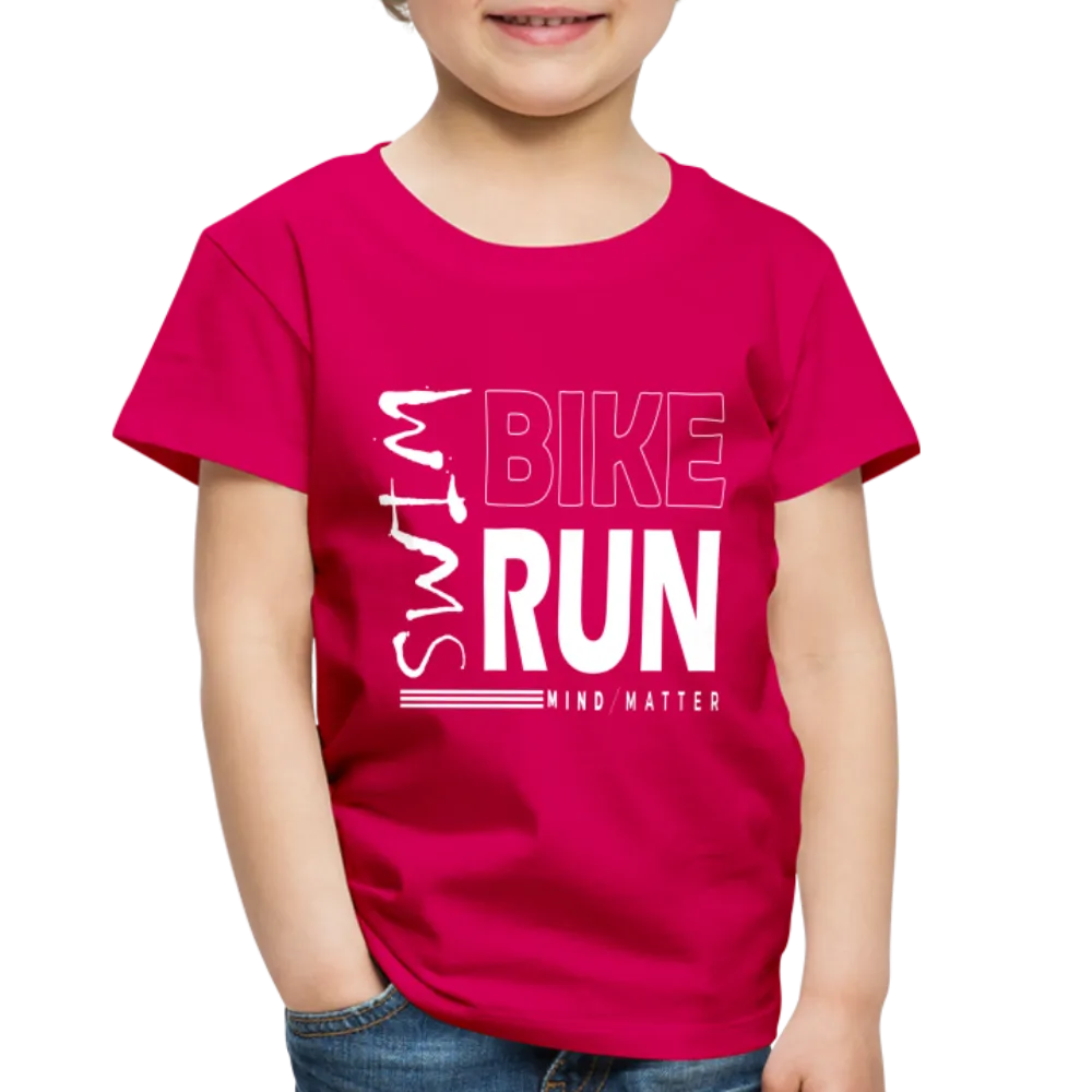 Swim-Bike-Run- Toddler Premium T-Shirt