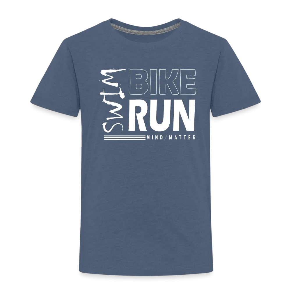 Swim-Bike-Run- Toddler Premium T-Shirt