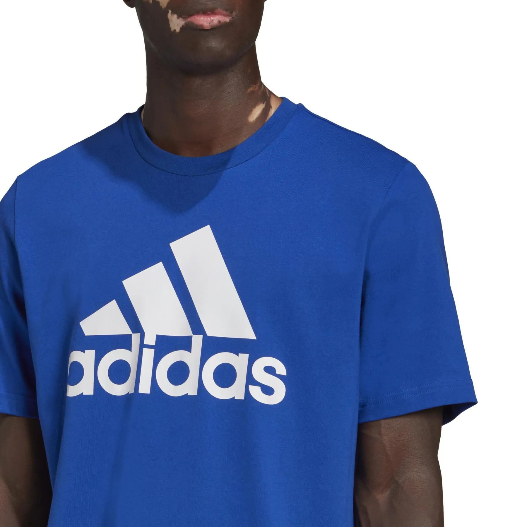 T-SHIRT ADIDAS UOMO MAGLIA TRAINING FITNESS SPORT BLU
