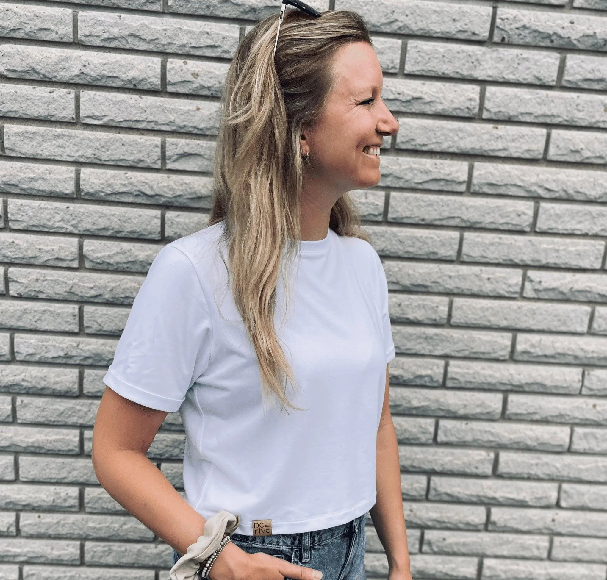 T-shirt crop top «Blanc»