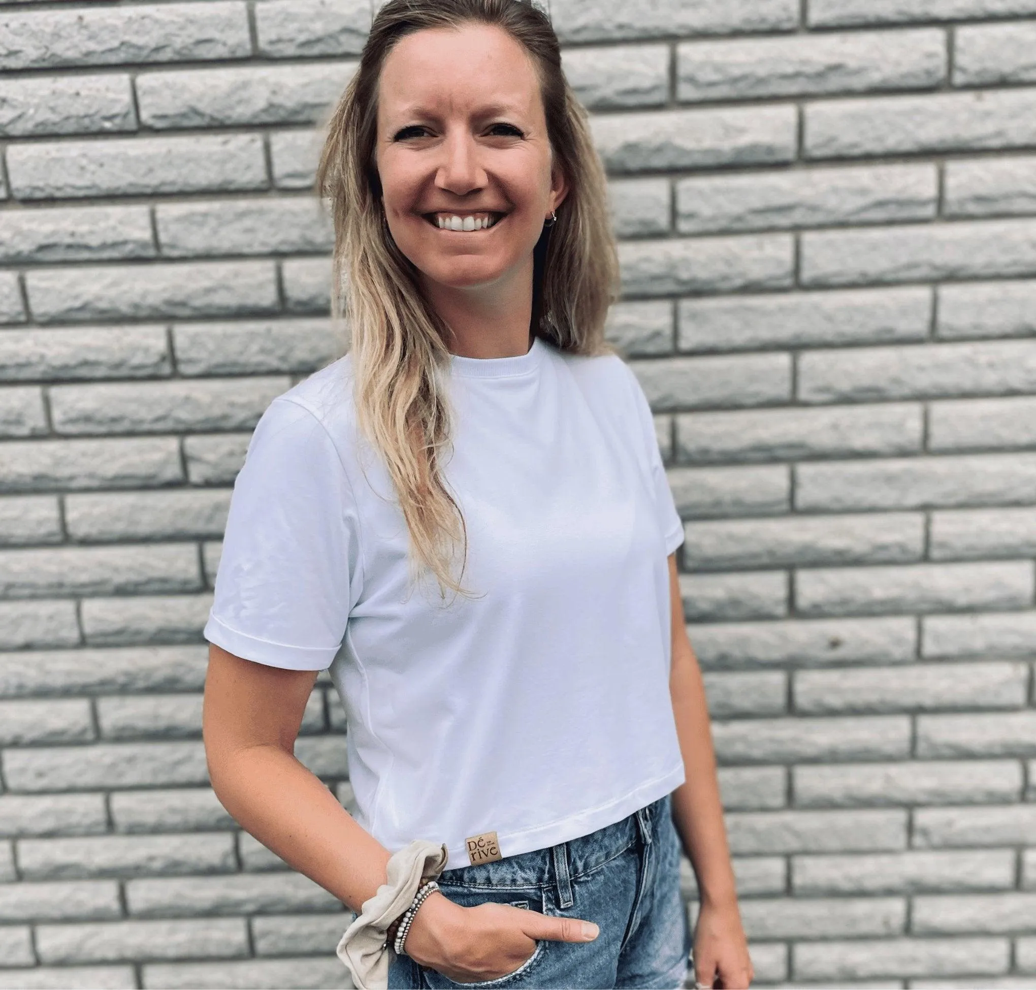 T-shirt crop top «Blanc»