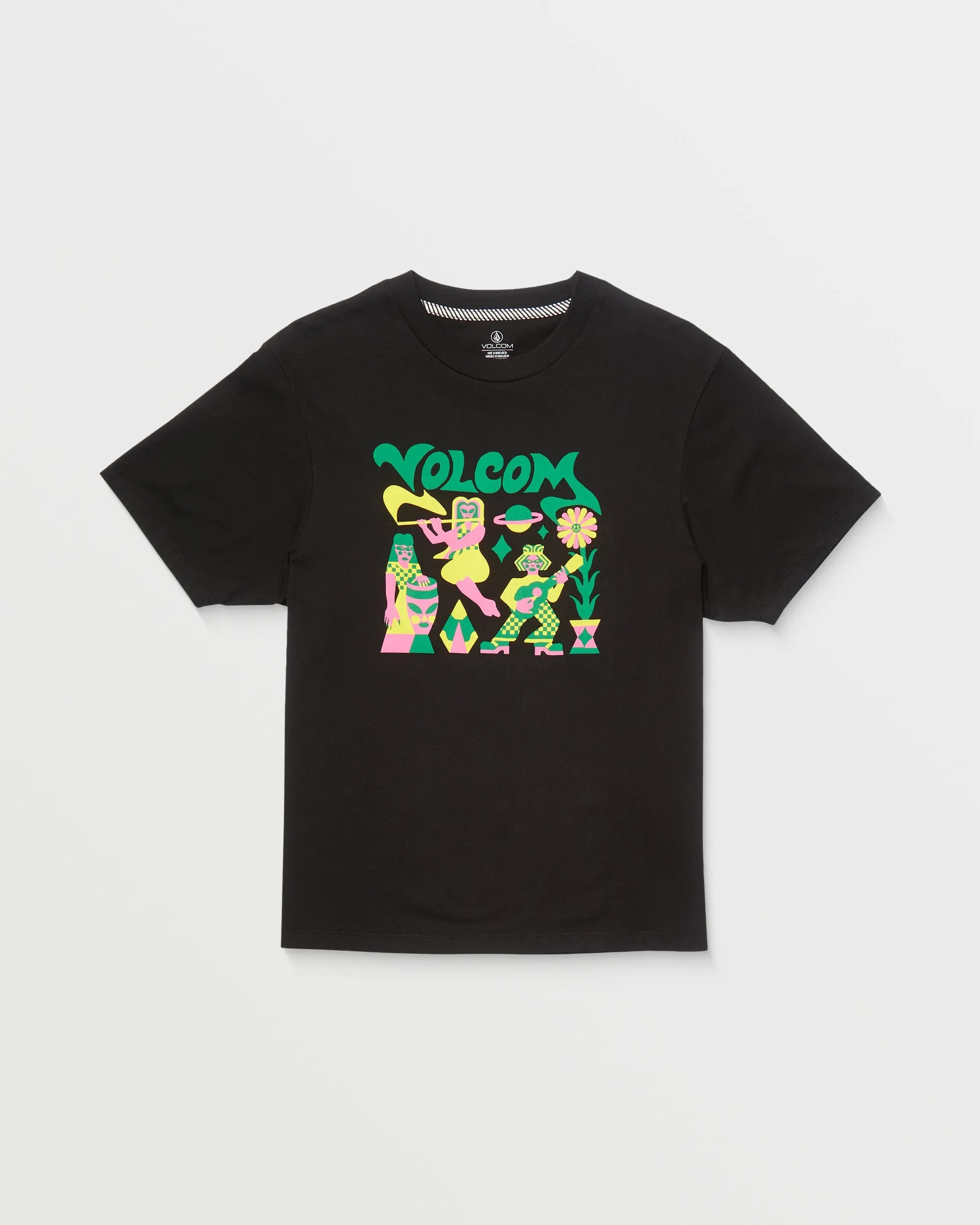 T-shirt Radical Daze Up - BLACK