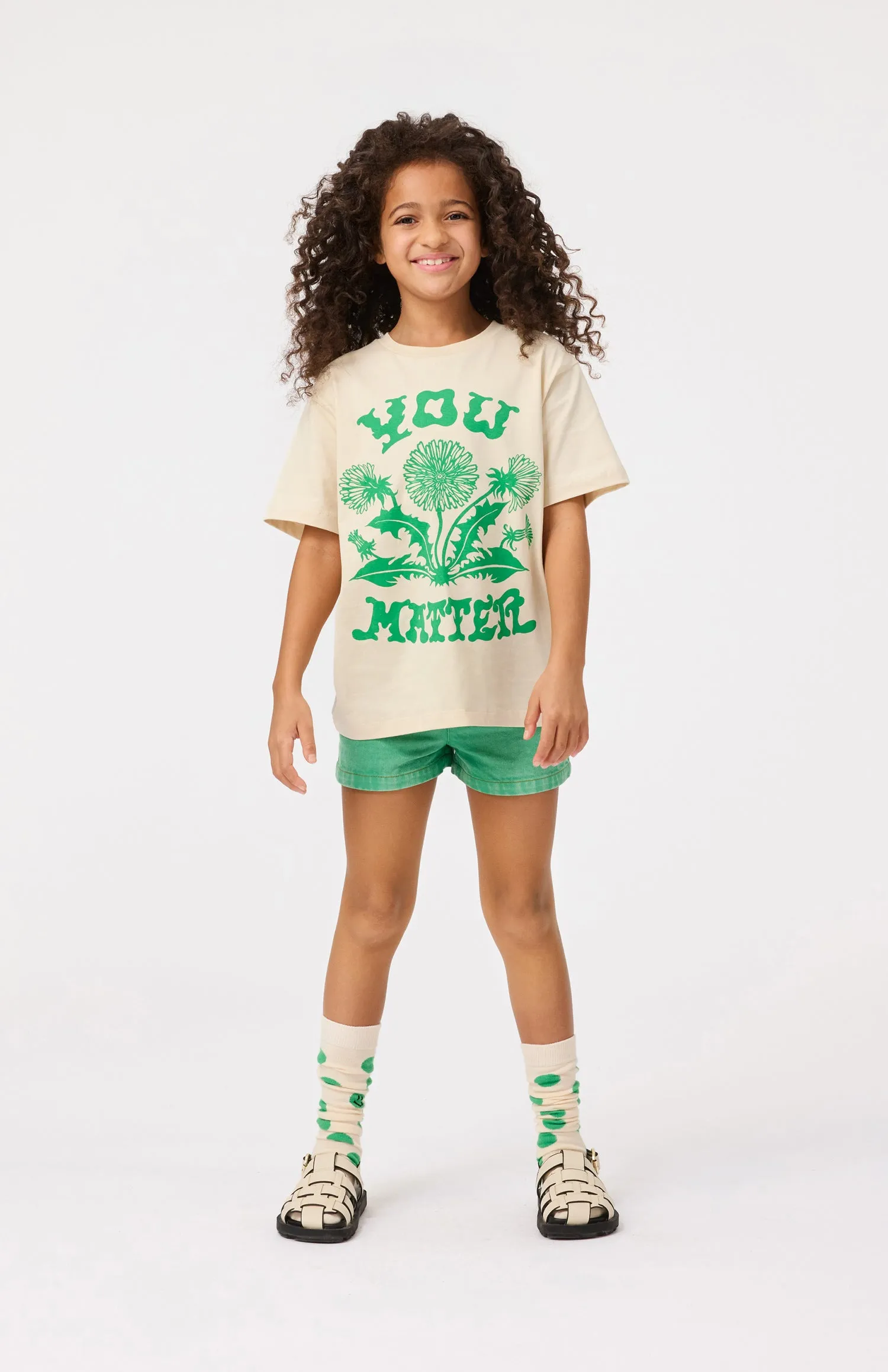 T-shirts Short sleeves Riley Green Dandelion
