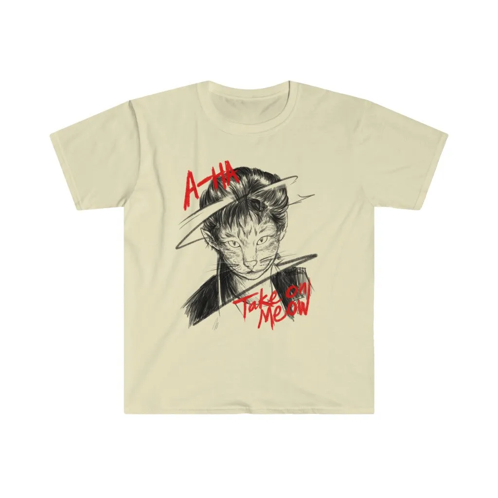 Take on Meow T-Shirt on Softstyle