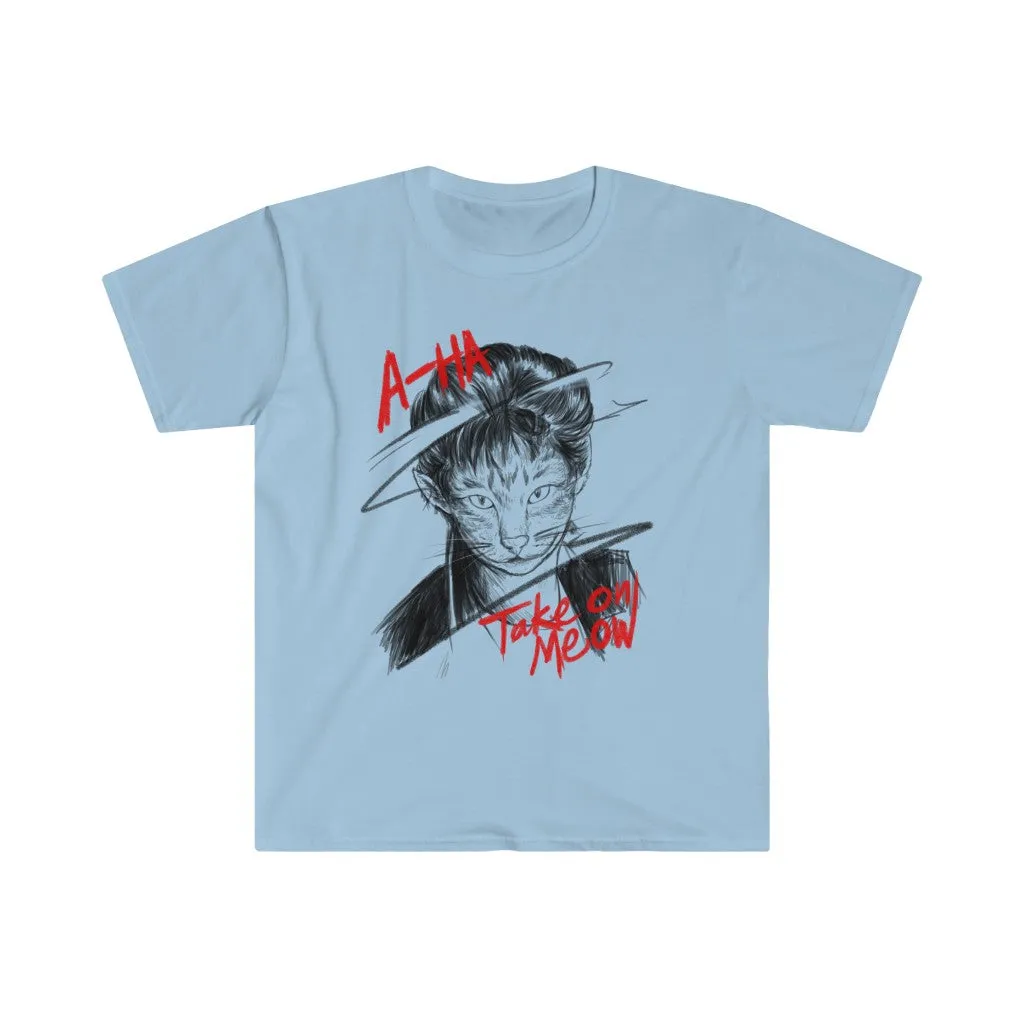 Take on Meow T-Shirt on Softstyle