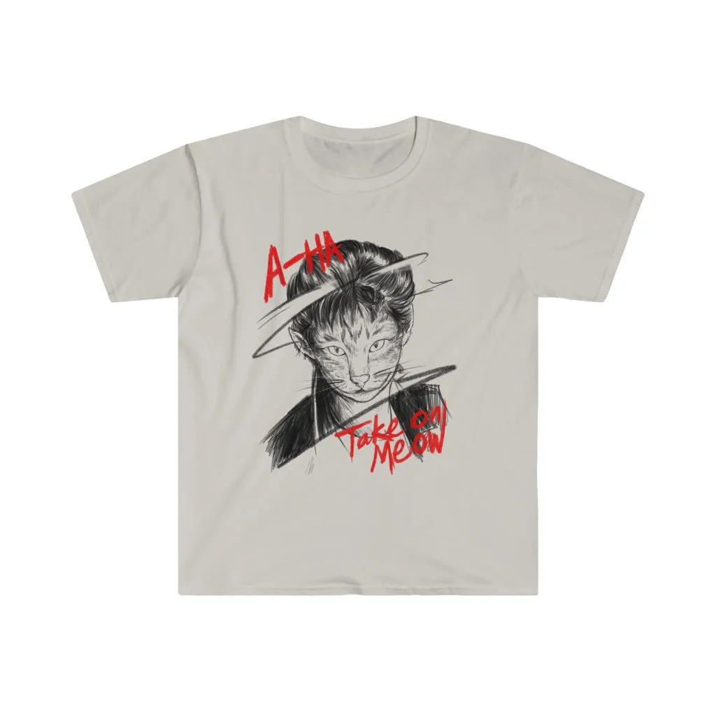 Take on Meow T-Shirt on Softstyle