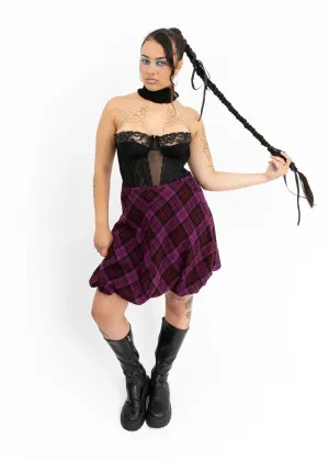 Tartan bubble skirt