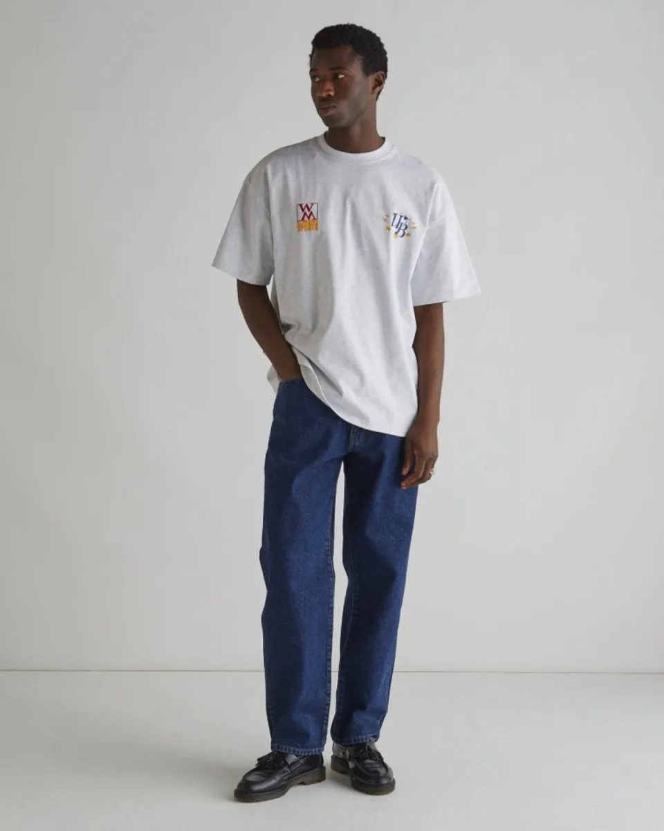 Tate Double Tee - Snow Melange