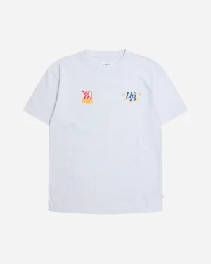 Tate Double Tee - Snow Melange