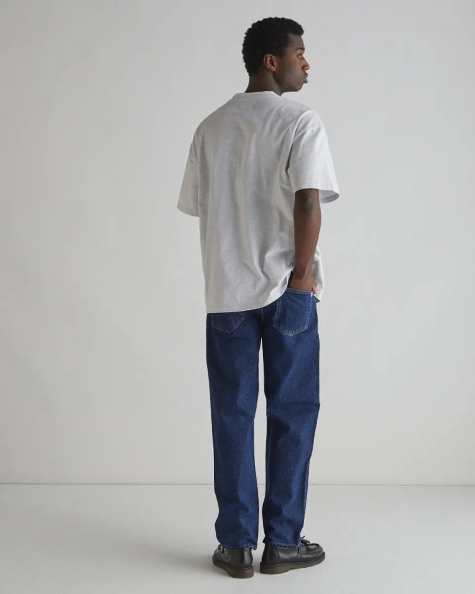 Tate Double Tee - Snow Melange