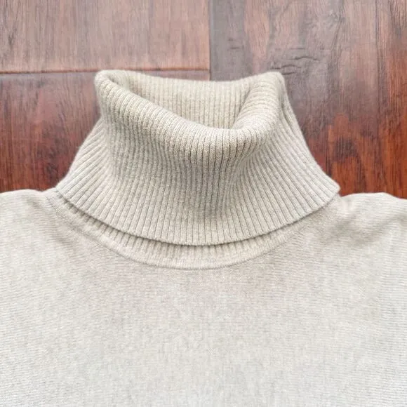 Ted Baker Angora Blend Sweater Beige Boxy Oversized Lagenlook Soft Flowy Sz Sm