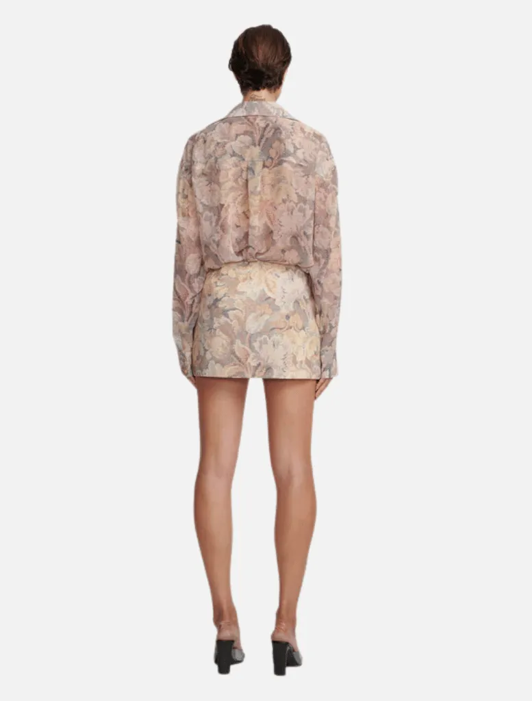 Teller Mini Skirt - Antique Floral