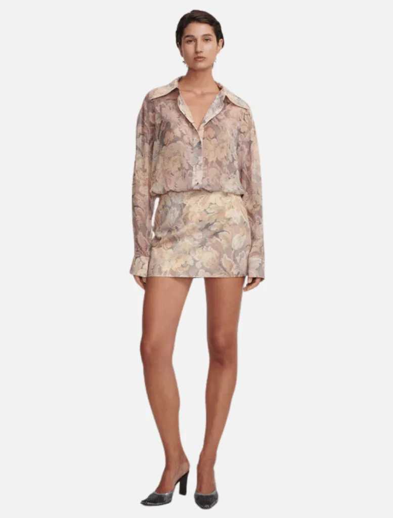 Teller Mini Skirt - Antique Floral