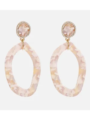 Temperament Versatile Acrylic Acetate Plate Earrings Ladies