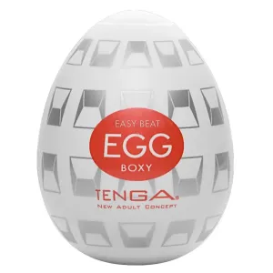 Tenga Boxy Silicone Clear Egg Masturbator