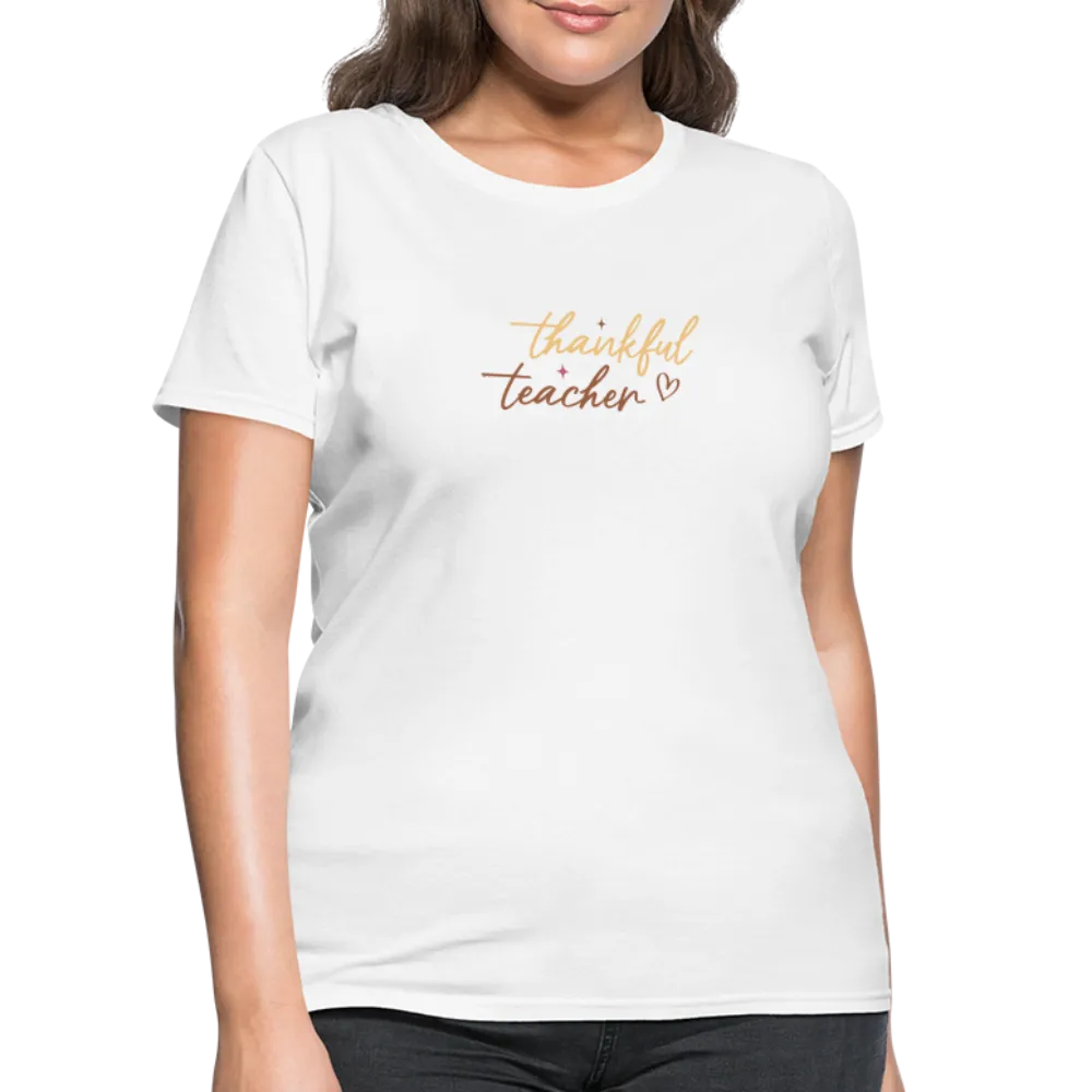 “Thankful Teacher”-Women's T-Shirt